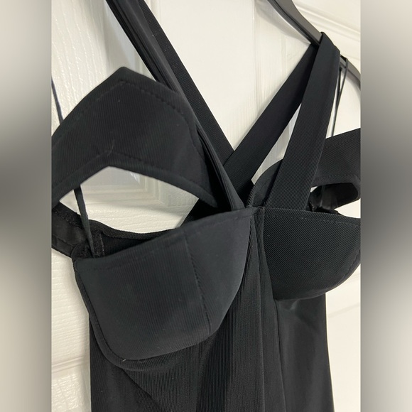 The Indecent Proposal Dress. Gorgeous Black Semi Formal Maxi Dress. - Picture 5 of 11